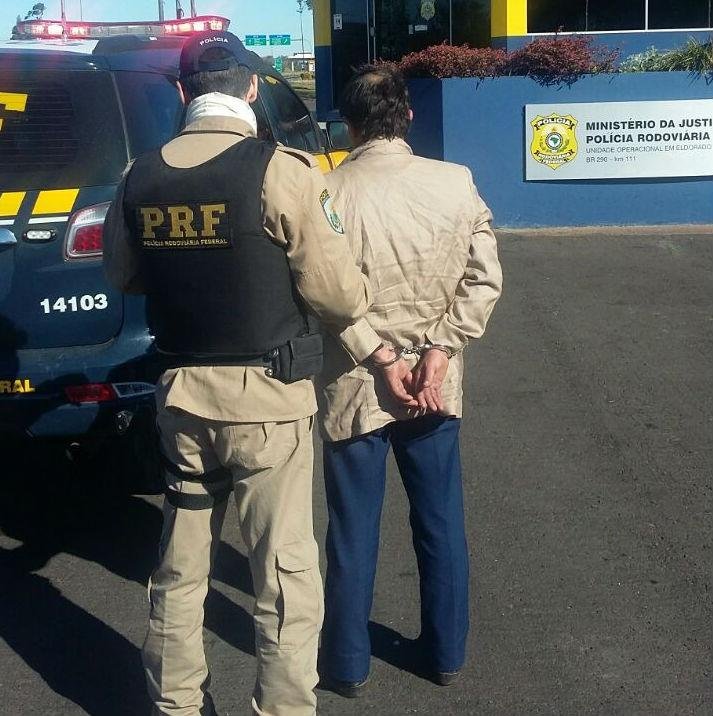 Homem foi preso durante abordagem de rotina em Eldorado do Sul