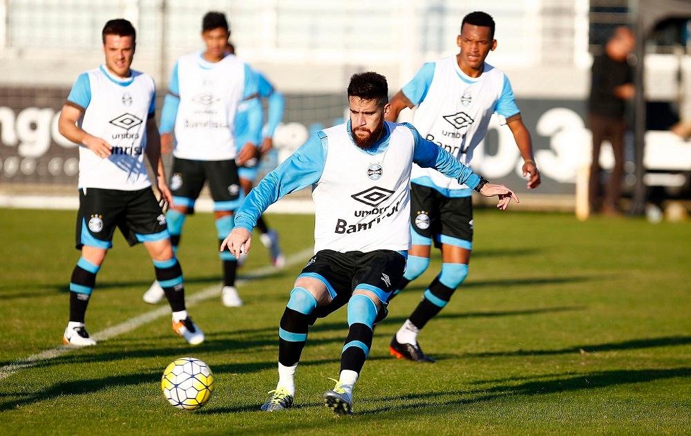 Luan e Marcelo Oliveira voltam a treinar com titulares do Gr&ecirc;mio