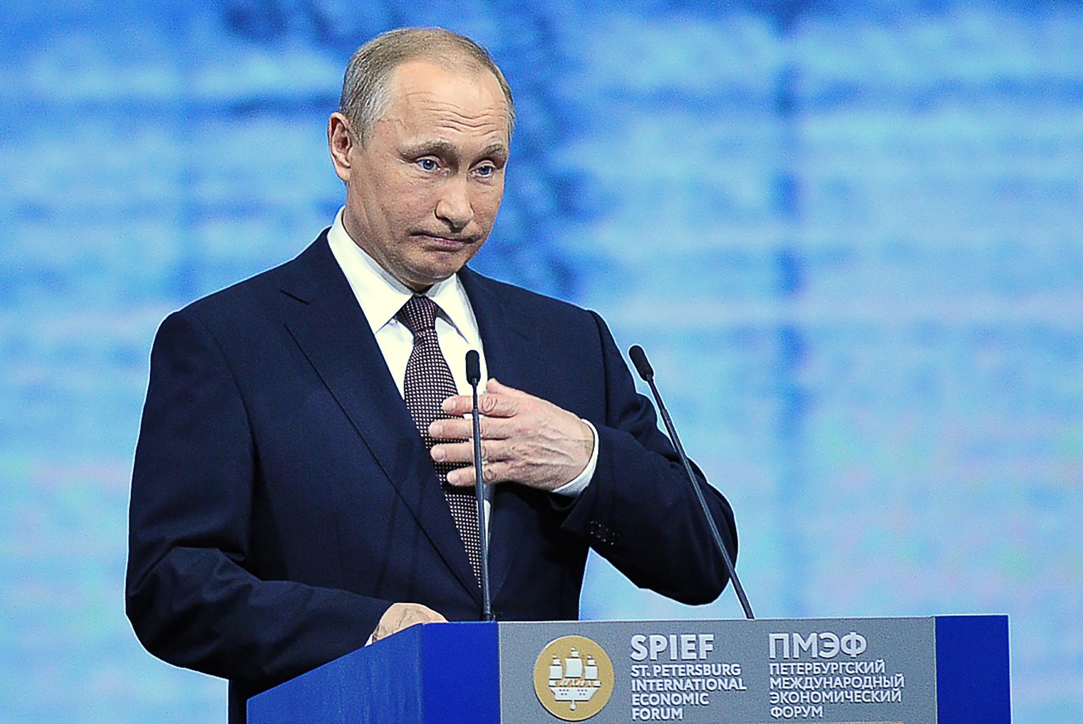 Vladimir Putin criticou a medida