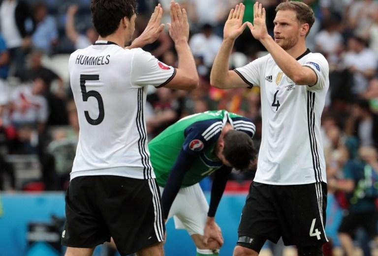 Alemanha comemora vit&oacute;ria na Euro