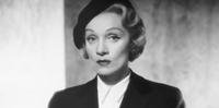 Marlene Dietrich na adaptação para o cinema do mesmo conto, feita em 1957