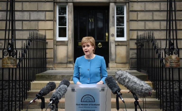 Sturgeon reiterou que examina a possibilidade de solicitar um segundo referendo de independ&ecirc;ncia