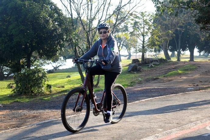 Dilma segue rotina de exerc&iacute;cios na Capital