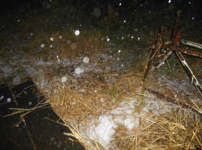 S&iacute;tio de Viam&atilde;o registrou queda de granizo na madrugada de hoje