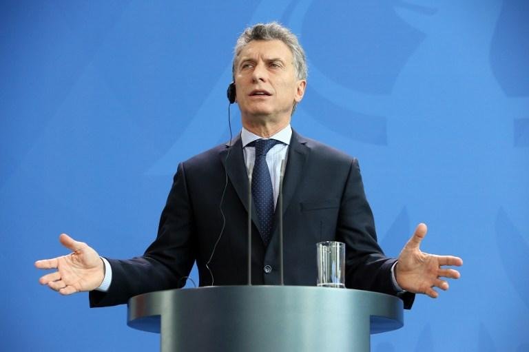 Macri pede menor consumo de energia na Argentina 