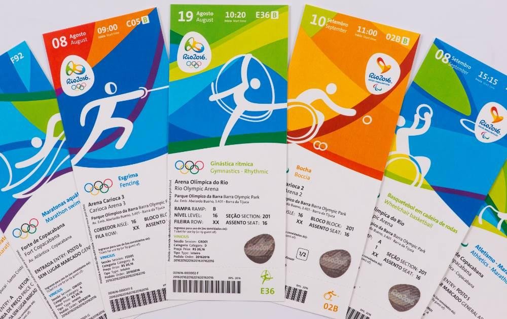 Campe&atilde;s de venda foram as entradas para jogos de futebol, v&ocirc;lei de praia, basquete, t&ecirc;nis e provas de atletismo