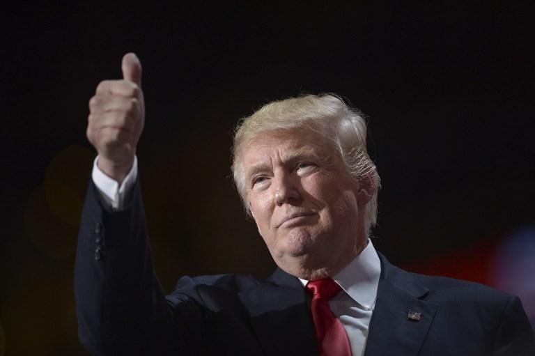 "O povo americano vir&aacute; em primeiro mais uma vez", prometeu o bilion&aacute;rio