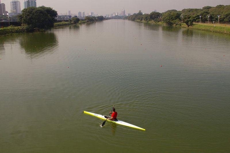 Atletas chineses da equipe de canoagem ir&atilde;o treinar na raia ol&iacute;mpica da USP