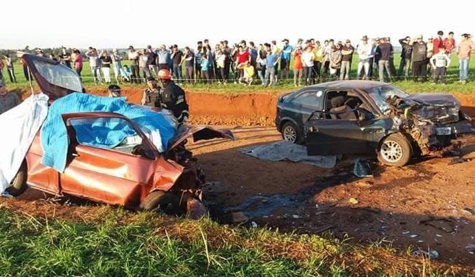 Colis&atilde;o frontal foi registrada na estrada Linha 20 Norte, em Ajuricaba