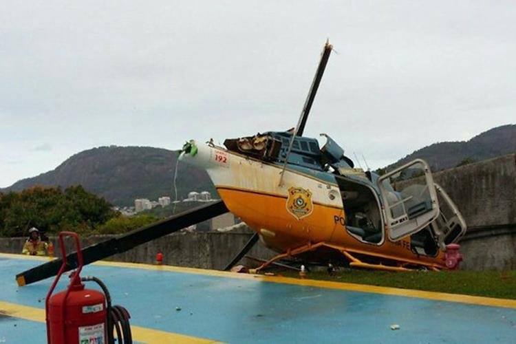 Aeronave sofreu perda de controle quando se aproximava do Pal&aacute;cio da Guanabara