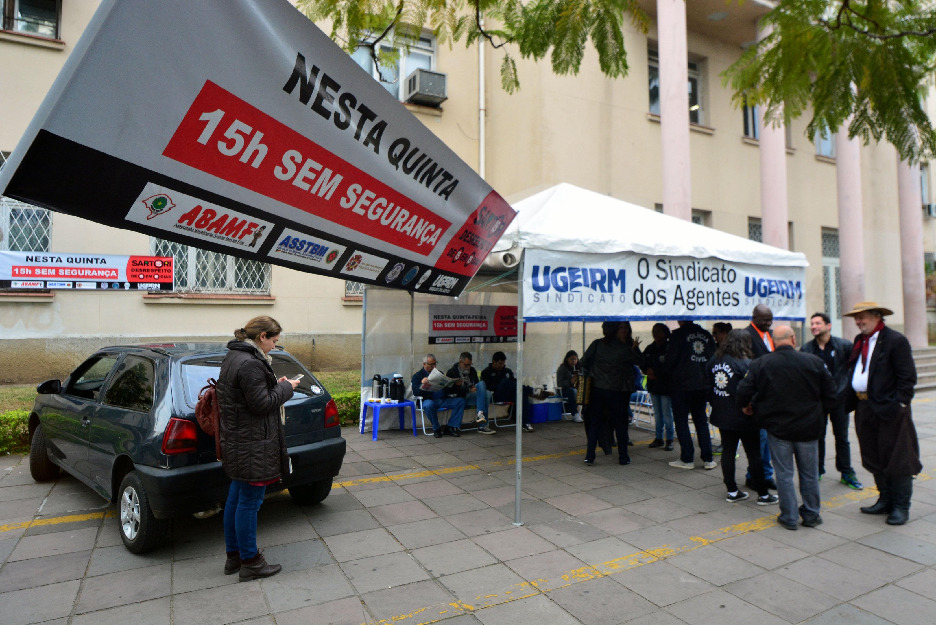 Entidades ligadas ao setor da seguran&ccedil;a disseram que protesto foi bem sucedido