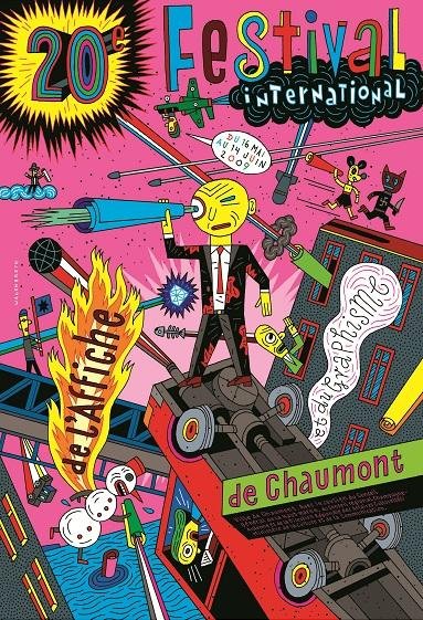 Cartaz do Festival Internacional de Chaumont integra a mostra