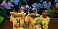 Meninas brasileiras venceram norueguesas neste sábado