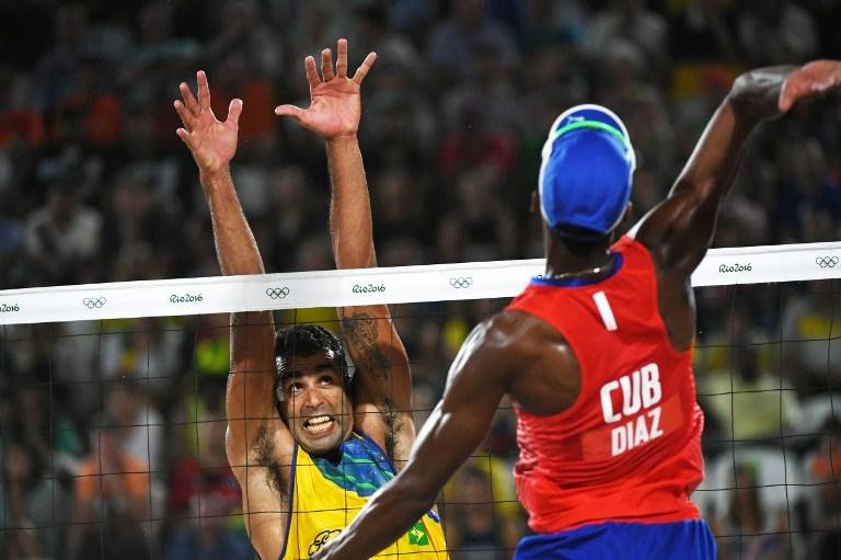 Pedro e Evandro perderam para cubanos no  no v&ocirc;lei de praia 