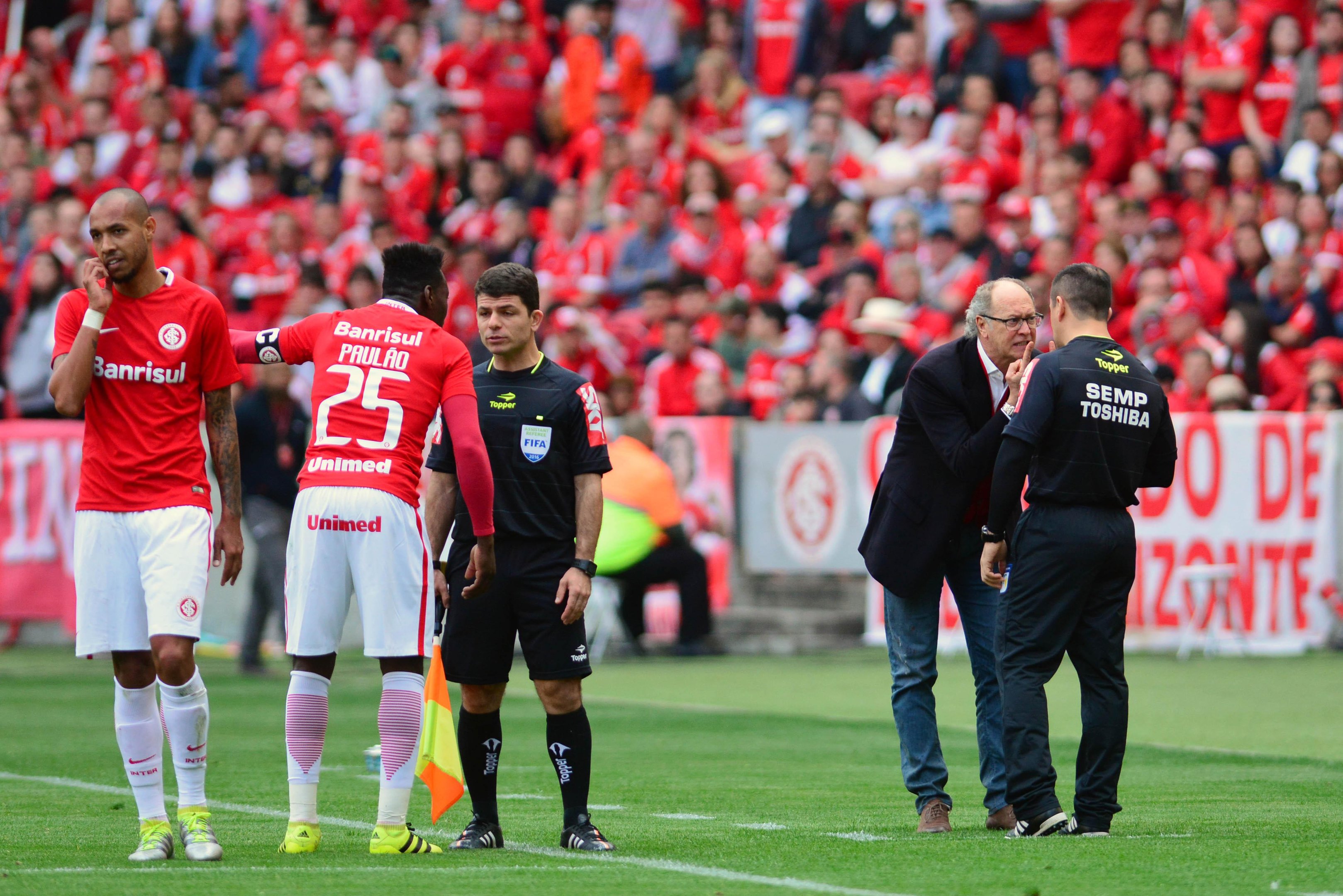Falc&atilde;o foi expulso durante partida contra Fluminense