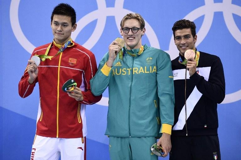 Nadador australiano Horton chama advers&aacute;rio chin&ecirc;s de "dopado"