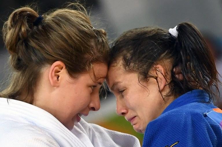 Portela chorou ap&oacute;s perder para austr&iacute;aca Bernadette Graf