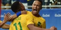 Neymar celebra vitória e retorno da confiança à Seleção Brasileira 