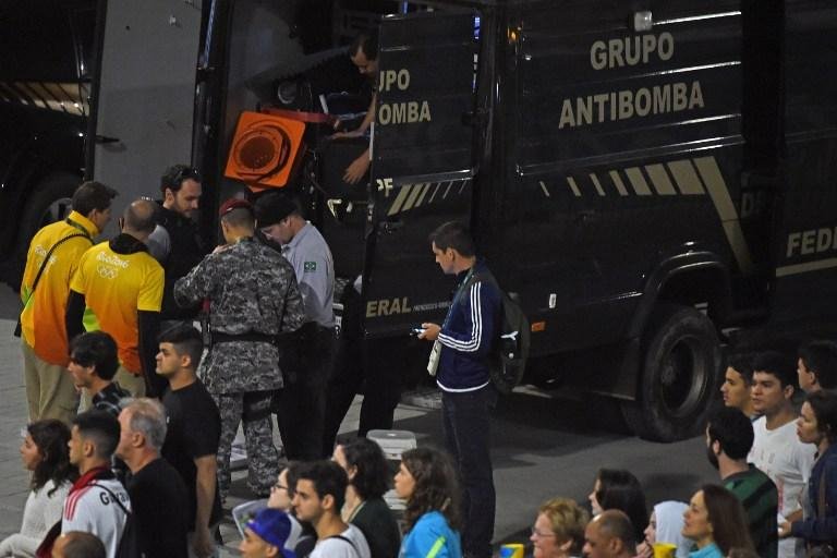 Esquadr&atilde;o Antibomba da Rio 2016 atendeu a ocorr&ecirc;ncia da suspeita de bomba