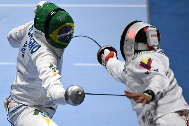 Brasil despediu-se da esgrima neste domingo, ap&oacute;s derrota para Venezuela