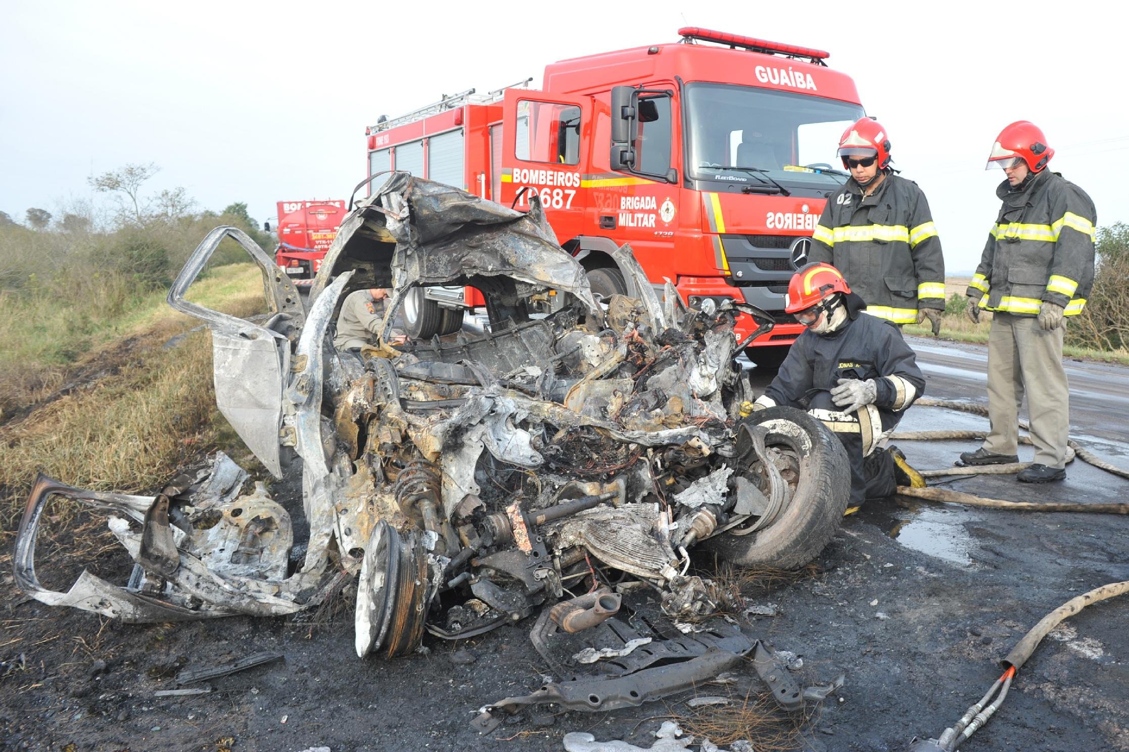 Motorista morre em acidente na BR 290, em Eldorado do Sul