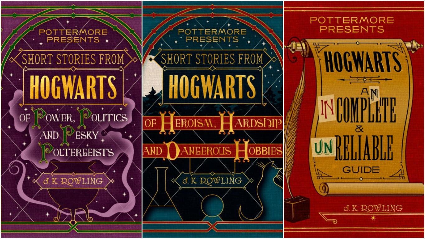 Capas dos e-books foram publicadas no Pottermore