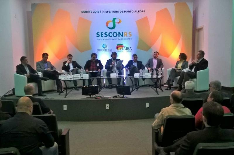 Debate entre candidatos &agrave; Prefeitura de Porto Alegre