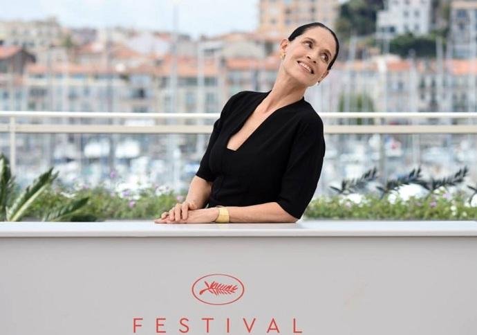 Atriz durante participa&ccedil;&atilde;o em Cannes