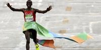 Queniano Kipchoge levou o ouro na maratona masculina 