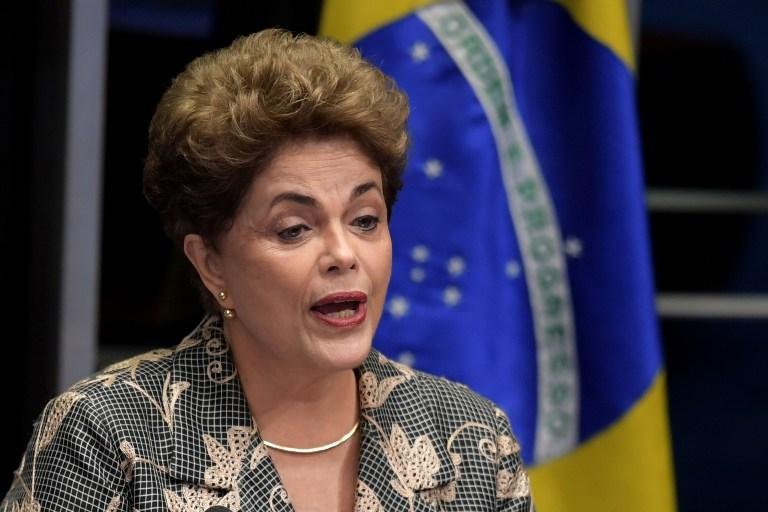 Temo pela morte da democracia, diz Dilma no Senado 
