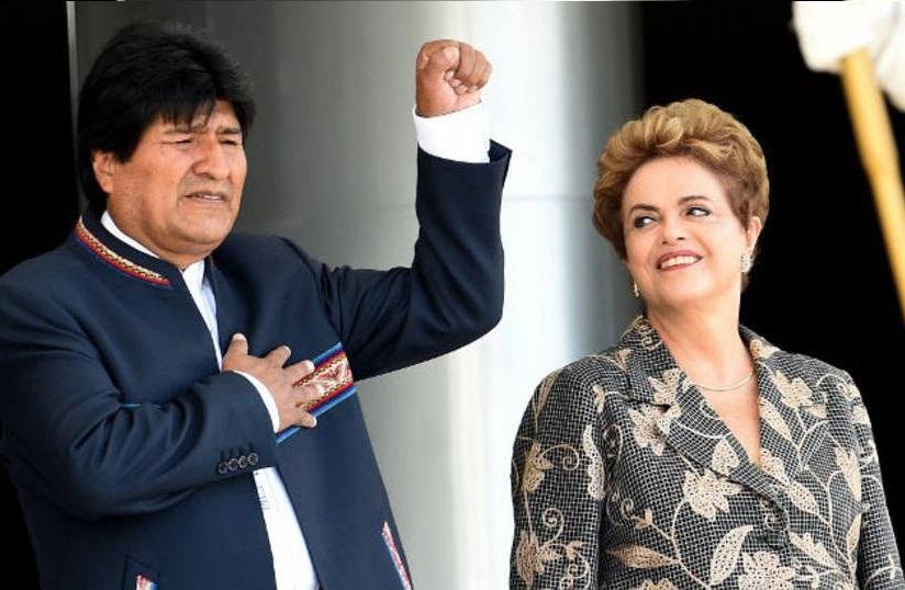 Presidente boliviano Evo Morales declarou apoio &agrave; Dilma durante o processo de destitui&ccedil;&atilde;o 