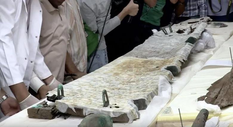 Embarca&ccedil;&atilde;o de 4,5 mil anos foi constru&iacute;do com arma&ccedil;&atilde;o met&aacute;lica