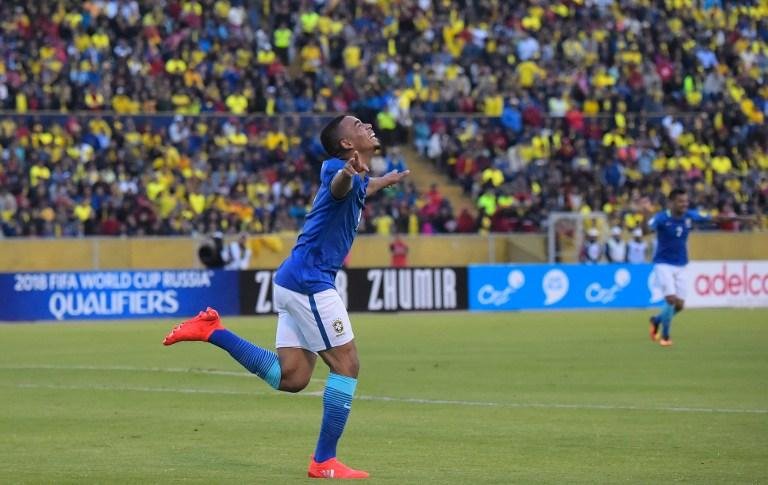 Gabriel Jesus foi o grande nome do Brasil em Quito