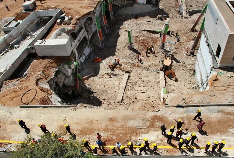 Duas pessoas morreram em desabamento de estacionamento em Tel Aviv