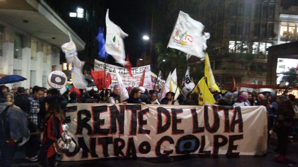 Nova manifesta&ccedil;&atilde;o contra Temer ocorre no Centro