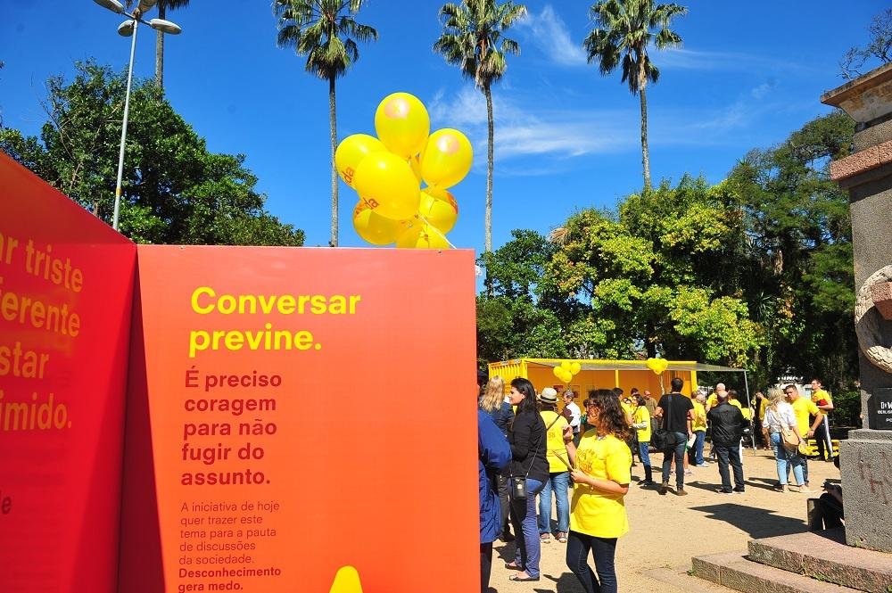 A&ccedil;&atilde;o &eacute; decorrente ao setembro amarelo, m&ecirc;s de preven&ccedil;&atilde;o mundial ao suic&iacute;dio