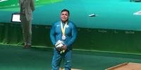 Evânio da Silva conquista medalha de prata no halterofilismo