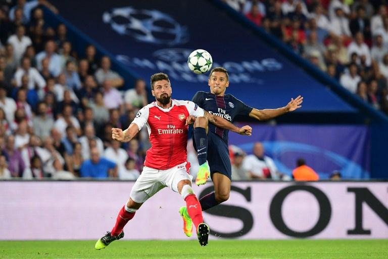 PSG e Arsenal empatam na estreia da Liga dos Campe&otilde;es