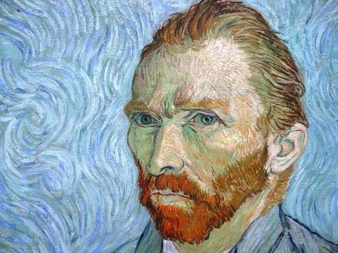 Detalhe de um dos 30 autorretratos produzidos pelo pintor