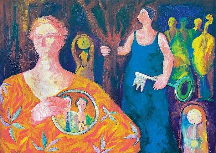 Pinturas da artista podem ser vistas somente at&eacute; domingo no Margs