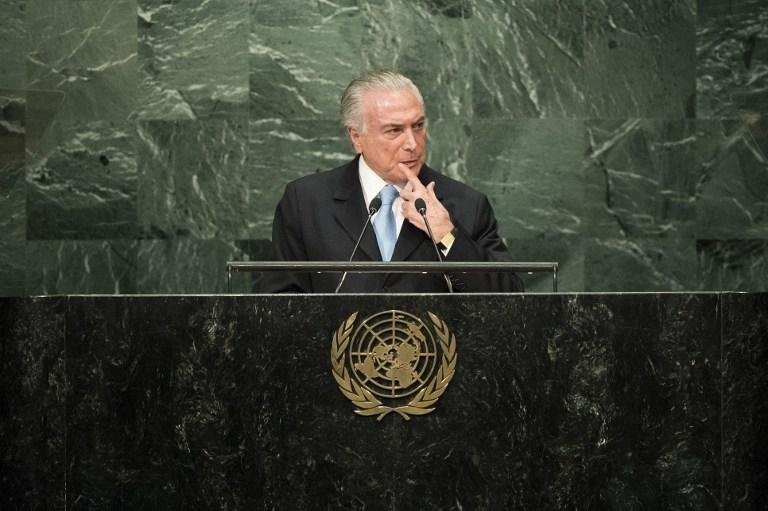 Seis representantes deixam evento na ONU durante discurso de Michel Temer