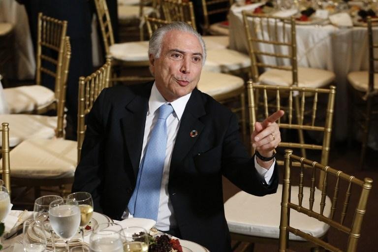 Temer tem reuni&atilde;o reservada com 30 grandes empresas americanas