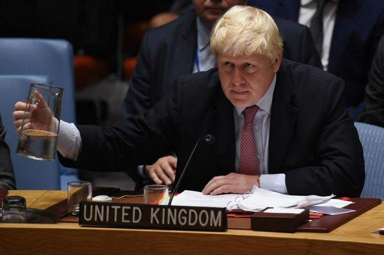 Ministro das Rela&ccedil;&otilde;es Exteriores brit&acirc;nico, Boris Johnson, fez declara&ccedil;&atilde;o nesta quinta-feira