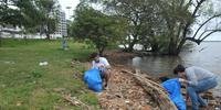 Mutirão na Prainha do Iberê recolhe 2 toneladas de lixo