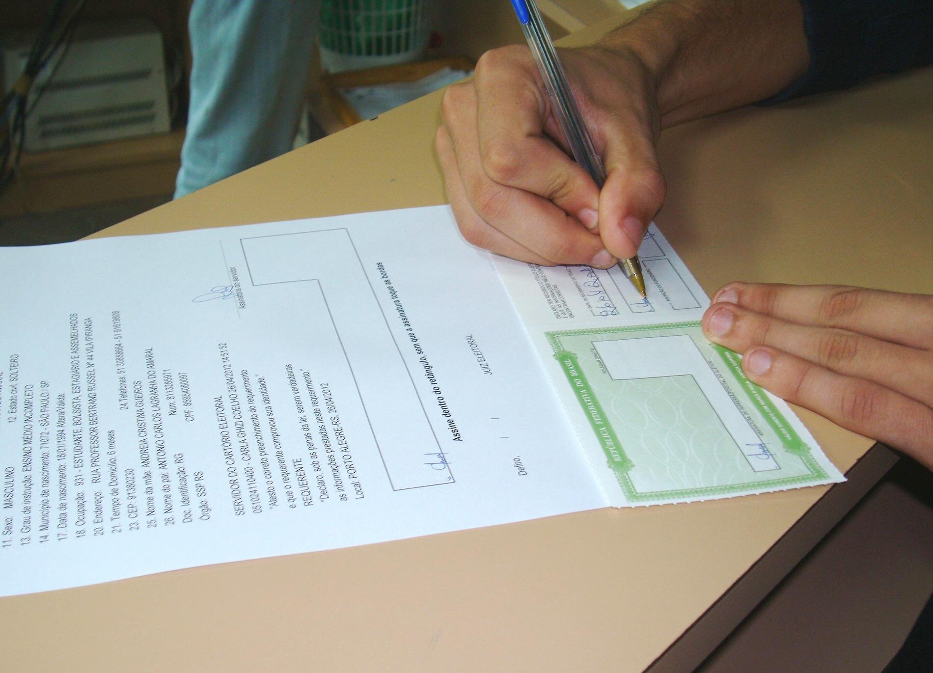 Termina hoje prazo para entrega da segunda via do t&iacute;tulo de eleitor