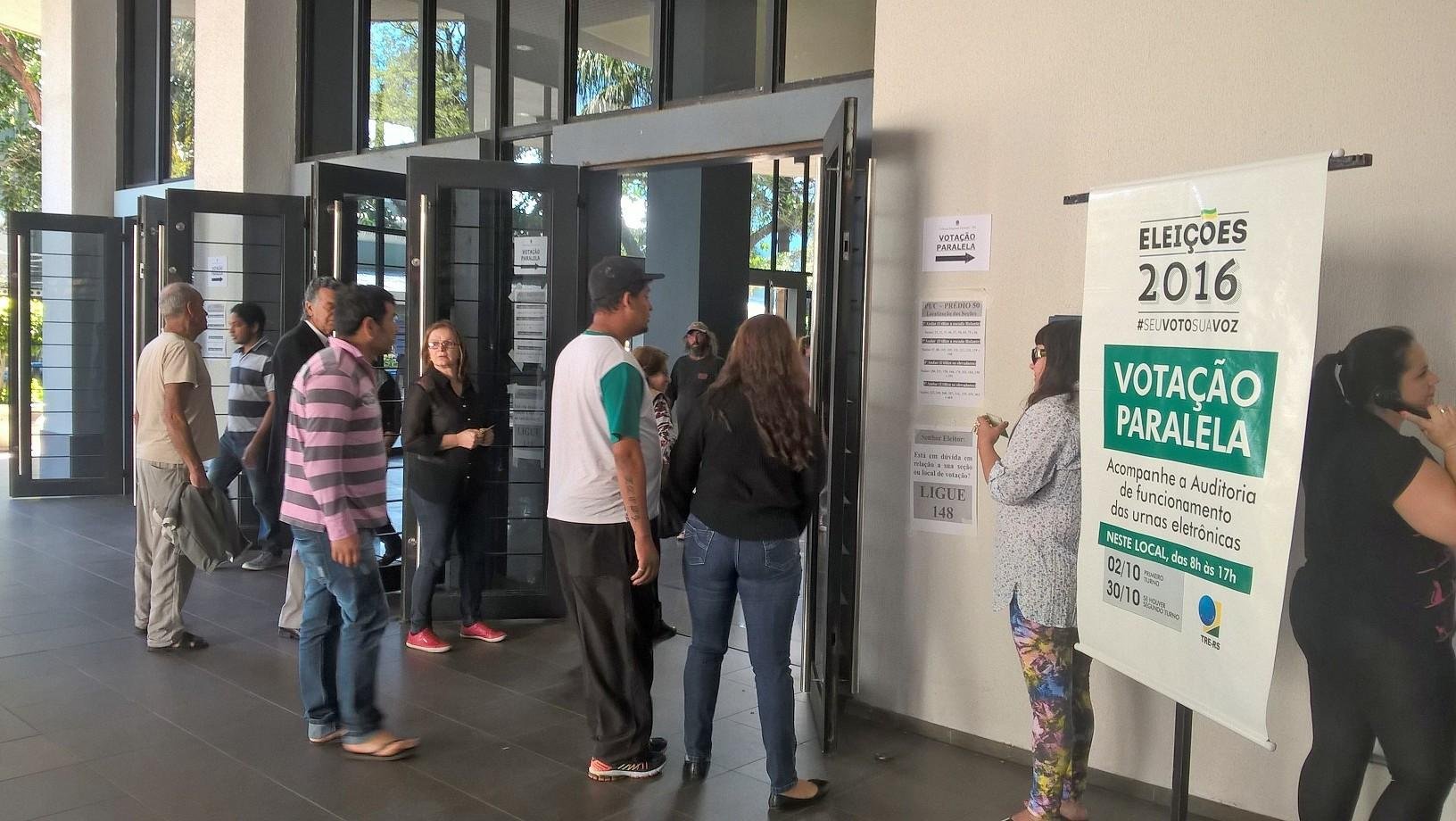 Foram digitados mais de 800 votos abertos