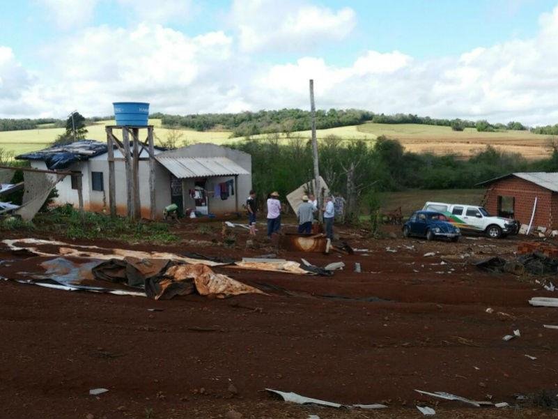 Temporais causaram danos em v&aacute;rios regi&otilde;es do Rio Grande do Sul