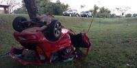 Motorista morre ao colidir carro contra árvore em Estrela 