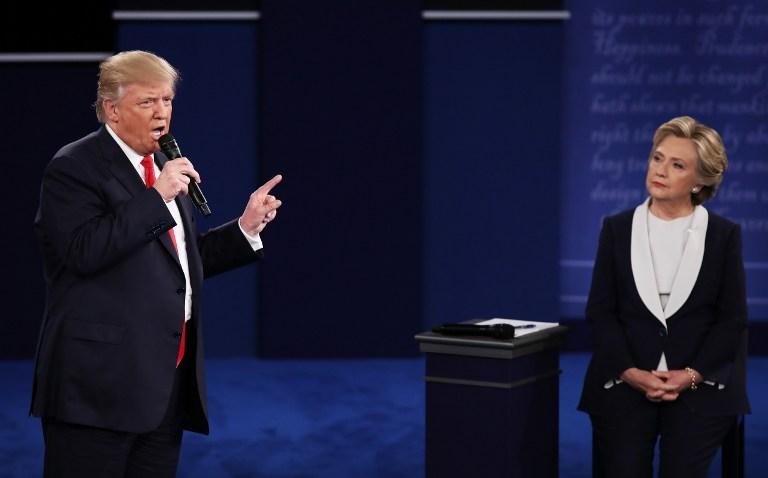 Tens&atilde;o marca segundo debate presidencial entre Hillary e Trump 