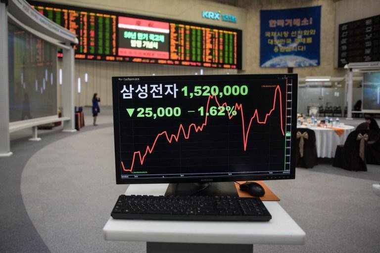 A&ccedil;&otilde;es da empresa ca&iacute;ram 0,65% nesta quarta